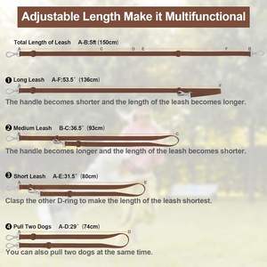 OEM personalizado Premium recubierto fácil de limpiar Durable impermeable Collar de perro Collar de entrenamiento de perros Collar de perro de PVC ajustable personalizado - Product Image 2