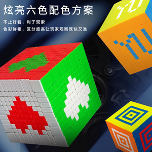 Yuxin Magic <b>Cube</b> 10x10 11x11 8x8 9x9 Smooth Stable Competition Puzzle For Educational Play - Product Image 1