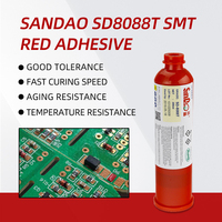 Distribution de colle rouge SD8088 pour la soudure par refusion maille en acier de maille de cuivre avec des pièces résistantes aux hautes températures colle rouge de Patch SMT