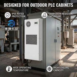 Climatiseur industriel semi-encastré extérieur Hengrong WEA-1000W, R134a, certifié CE, contrôle PLC, refroidissement Hitachi Compr - Product Image 6
