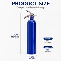 Extincteur portable à base d'eau de 950 ml, non toxique, facile à utiliser pour la maison, la voiture, le bureau, le camping, la protection contre les incendies d'urgence