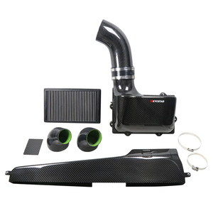 Kit de système d'admission d'air de voiture froide en Fiber de carbone haute Performance pour Golf MK7 R GTI Audi A3/S3 Leon <span class=keywords><strong>Cupra</strong></span> 5F fibre de carbone - Product Image 1