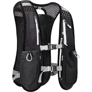 Custom Outdoor Sports Marathon Hiking 5L Water Bag Lightweight Hydration Pack Multi-functional Trail Running Vest