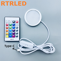 Télécommande IR USB C Type C 5V RGB pour kit de lampe LED Bambu Lab 001 H2D A1 P1P X1C MH001, pièces DIY pour imprimante 3D Light Makerworld
