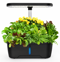 Lampes de culture LED hydroponiques ScienGarden, mini-jardin d'intérieur intelligent, moderne, léger en ABS, 15W, pots de fleurs nutritifs A+B