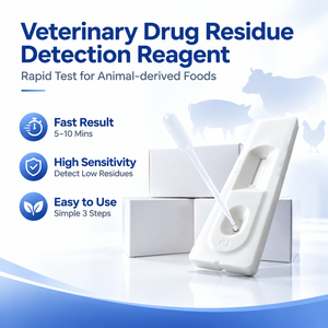 Kit de test rapide de détection de résidus de médicaments vétérinaires Ciprofloxacin pour les tests de sécurité alimentaire - Product Image 1