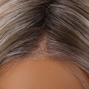 Nouvelle mode 2026 Perruque bouclée dégradée brune en dentelle synthétique 15,5*4cm Élégante SM9203 Appelz-moi pour confirmer l'inventaire - Product Image 4