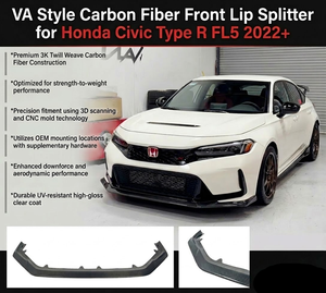 Becquet avant en fibre de carbone de style FL5 VA pour <span class=keywords><strong>Honda</strong></span> <span class=keywords><strong>Civic</strong></span> <span class=keywords><strong>Type</strong></span> <span class=keywords><strong>R</strong></span> FL5 2022+ - Product Image 2