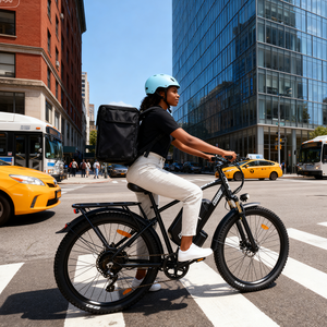 Vélos électriques de montagne à grande roue pour femmes Chamrider DM427, entrepôt européen, 27Ah, 27,5 pouces, longue autonomie, vélo électrique pour la livraison - Product Image 1