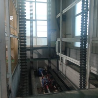 Plateforme élévatrice à chaîne rigide robuste à puits bas, plateforme de levage électrique à chaîne rigide pour équipement de ligne de production en usine