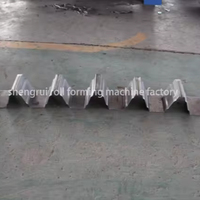 Rouleau de platelage pour planchers en acier galvanisé Ancien rouleau de fabrication formant la machine Prix