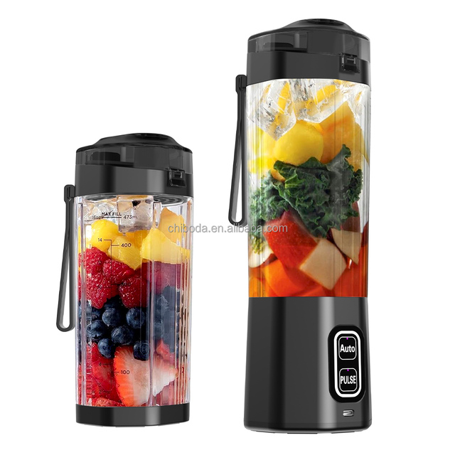 Electric Portable Juicer Blender 360W 6000mAh 700ML USB Rechargeable Self Cleaning Car Compatible