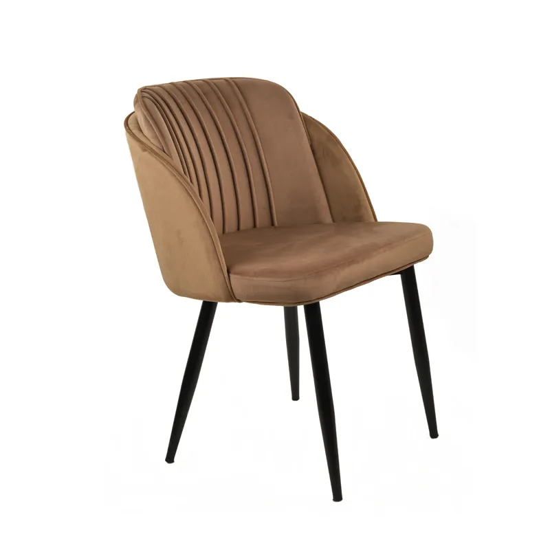 Factory Direct Easy-Care Comfortable Sponge Backrest Chair Custom Colors Velvet Chair Covers For Dining Room