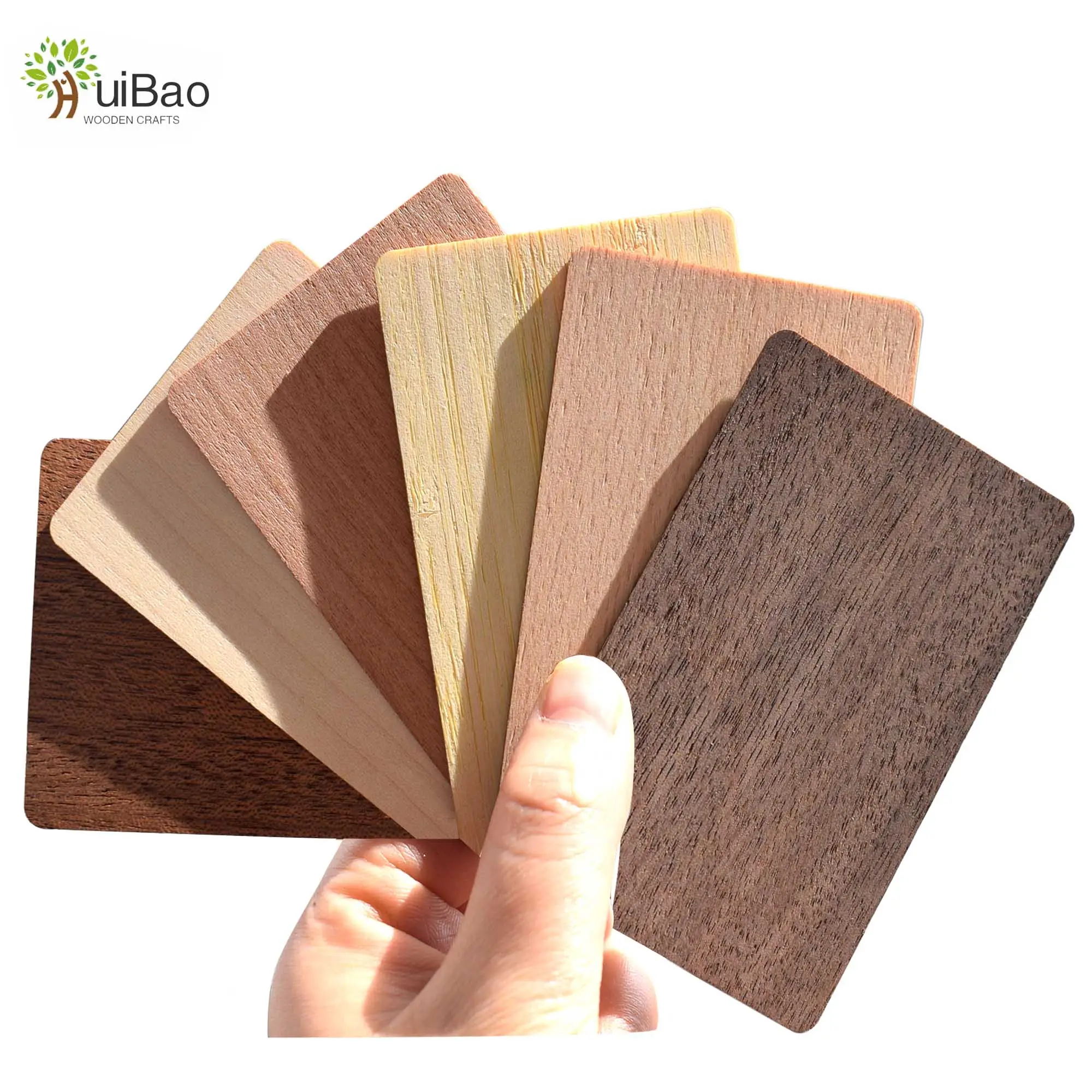 Customized uv printing C02 engraving wood rfid key card wooden hotel room card nfc business wooden business card
