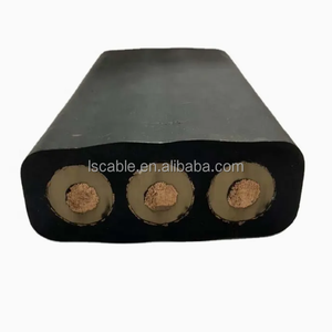 <span class=keywords><strong>Cable</strong></span> para Grúa con Aislamiento de Goma Plano de 3 y 4 Núcleos Yffb Yvfb Yffbg, Resistente al Agua y al Aceite, con Alambre de Acero de Alta Resistencia a la Tracción - Product Image 2
