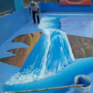 <span class=keywords><strong>Peinture</strong></span> imperméable de plancher de parc aquatique de polyurée de contenu solide élevé de la Chine - Product Image 2