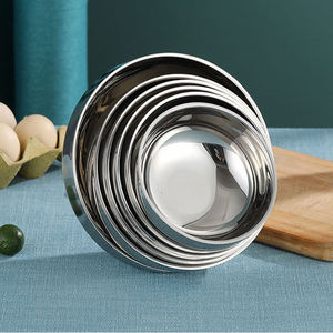 Offre Spéciale Pas Cher Prix Battre Les Oeufs Bassin En Acier Inoxydable Bols À Mélanger Isolé Double Paroi Bol de Soupe Bol de Riz - Product Image 2