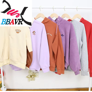 High Heavy Weight Unisex Jogger Sweatshirts Pullover Hoodie Embroidery Oversize <b>Second</b> <b>Hand</b> Clean Winter Polyester/Cotton - Product Image 3