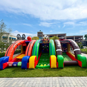 Équipement de fête PVC Carnaval Jeu Baseball Football Basketball Jeux de tir 3 en 1 Jeux de sport <span class=keywords><strong>pour</strong></span> enfants adultes - Product Image 1