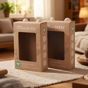 Bolsa de papel Kraft marrón de estilo vintage con asa retorcida para arreglos florales Suministro de floristería - Product Image 2