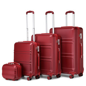 Free Shipping <strong>Tsa002</strong> <strong>Lock</strong> Suitcase Bags 20 24 Inch Plastic School Suit Cases New Spare Luggage Set of 3 for Travel Bag - Product Image 1