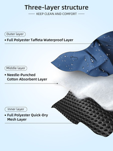 Rose Réutilisable Wrap Couches pour Chiens Mâles, Couches Lavables Pour Chien Chiot Chien Bande de Ventre Wrap MDD-703 - Product Image 3