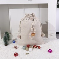 Sacs cadeaux de Noël à cordon, grande capacité, pochettes à bonbons, sacs cadeaux de Noël, sacs pour cadeaux de fête, emballages cadeaux
