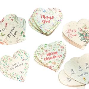 Custom <b>Seed</b> <b>Paper</b> Wedding Invitations/Greeting Cards/Postcards Eco-Friendly Plantable Stationery 20+<b>Seeds</b> available - Product Image 6