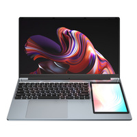 Ordinateur portable en promotion, écran principal 15,6 pouces, écran tactile secondaire 7 pouces, 16 Go de RAM, 1 To de SSD, ordinateur portable professionnel, clavier rétroéclairé