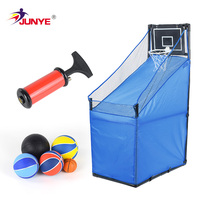 Machine de jeu d'arcade de basketball de rue commerciale intérieure, avec ballon en PVC et logo personnalisé, machine de tir d'entraînement