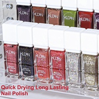 Vernis à ongles KUDAN 20Y à séchage rapide, pelable, longue tenue, brillant, sans odeur, CPNP HALAL ISO22716, vente en gros OEM, faible MOQ
