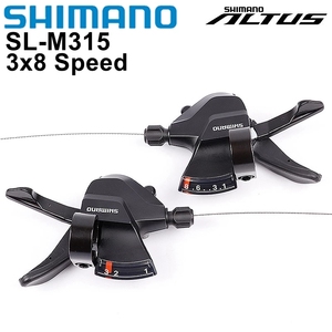 Shimano-Levier de changement de vitesse <span class=keywords><strong>Altus</strong></span> pour VTT, 2x7, 2x8, 3x7, 3x8, 14, 16, 21, 24 vitesses, <span class=keywords><strong>SL</strong></span>-M315, <span class=keywords><strong>SL</strong></span>, M315 - Product Image 4