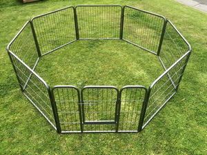 Panel Metálico Reforzado para Recinto de Perros, Corral Grande y Resistente para Perros, Barrera Deportiva, Cama para Perros - Product Image 1