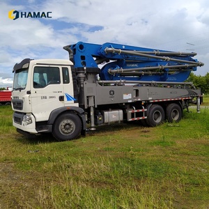 Pompe à béton diesel d'occasion montée sur camion, 37m-49m, avec flèche télescopique, entretien de haute qualité, marques Sanys/Zoomlion, à vendre - Product Image 4
