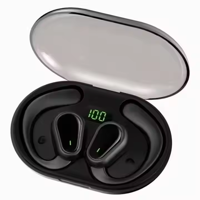 Open Ear Air Conduction with Total  Playtime Wireless Earbuds 16mm Dynamic Drivers Sport OWS