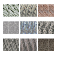 Carreaux de porcelaine émaillée à veinage marbré continu, faible absorption d'eau, étanches, pour comptoirs, rebords de fenêtre, cuisine et salle de bain, sur mesure, OEM
