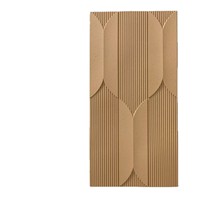 PU Batu Imitasi Strip Kultur Buatan Tekstur Geometris Model 3D Tiga Dimensi Ubin Dinding Latar Belakang Modern Sekolah Mal