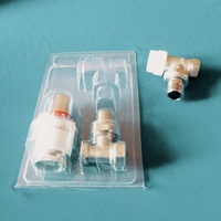 Boîte à clapet boîte d'emballage blister au détail pour tête de contrôle de température boîte d'emballage en plastique