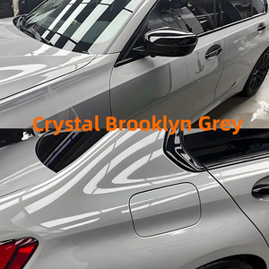 Película que cambia de Color TPU Embalaje Venta al por mayor 7,5 Crystal <span class=keywords><strong>Brooklyn</strong></span> Grey PPF Body Color Paint Película protectora Crystal <span class=keywords><strong>Brooklyn</strong></span> Grey - Product Image 2