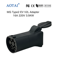 Adaptateur de câble EV AOTAI MG ZS MG4 MG5 Décharge V2L (Véhicule vers Charge) Type 2 Prise factice Nouvelle prise UK