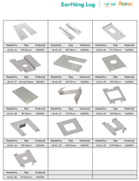 ARTSIGN |   Clips de mise à la terre pour panneaux solaires photovoltaïques, fournisseur chinois de kits de montage solaire, composants universels de supports de panneaux photovoltaïques