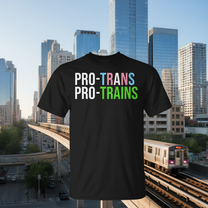 Camiseta Pro Trans Pro Trains, Ropa Promocional para Apoyar los Derechos Trans - Product Image 3