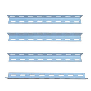 Prix de gros d'usine de qualité taille 34x34 <span class=keywords><strong>acier</strong></span> d'angle fendu de couleur blanche pour assembler le support d'angle fendu - Product Image 1