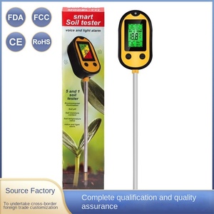 Gran oferta, medidor de PH de suelo con pantalla LCD profesional 5 en 1, Digital para plantas de jardín, luz solar con mediciones de temperatura y humedad - Product Image 3