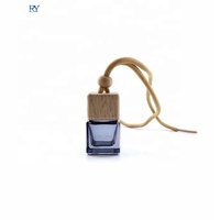 Diffuseur d'huile aromatique en bois pour voiture, noir, 10ML, 10 pièces, désodorisant de véhicule, dépoli, en vrac, vente en gros