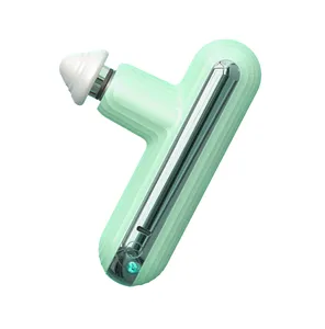 Mini Shoulder Massager Gun Deep Tissue Percussion Body Massage Gun With Case Silicone Handheld Therapy Tools