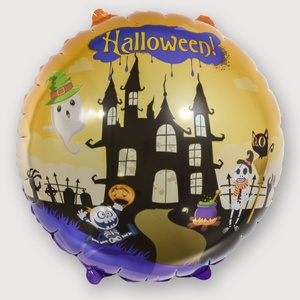 Globos de Aluminio con Forma de Calabaza, Calavera, <span class=keywords><strong>Vampiro</strong></span> y Fantasma para Halloween, Ecológicos y Seguros para Niños, Decoraciones para Fiestas de Halloween - Product Image 6