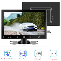 Taşınabilir Mini 7 inç IPS dokunmatik ekran paneli 1024x600 Full HD HD ve MI oyun monitörü PC ekran için ahududu Pi kamyon RV römork