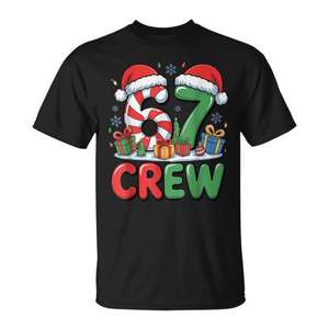 Camiseta navideña 67 Crew para hombres, mujeres y niños, regalo navideño - Product Image 1