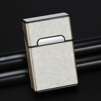 Nouvelle boîte à cigarettes en cuir personnalisée avec fermeture magnétique solide